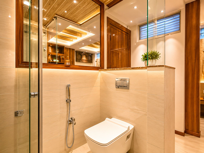 Bathroom 4, Maya Boutique Hotel, Bagmati