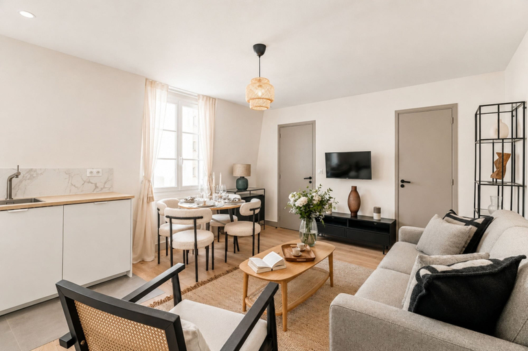 Living area 5, 1522 Niel, Paris