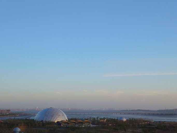 View from room 4, Crystal Hotel Qingdao Mall of Splendors, Qingdao
