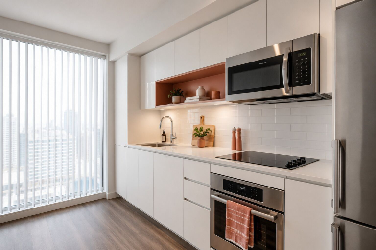 Private kitchen, The Gerraluxe Prime Suites, Toronto