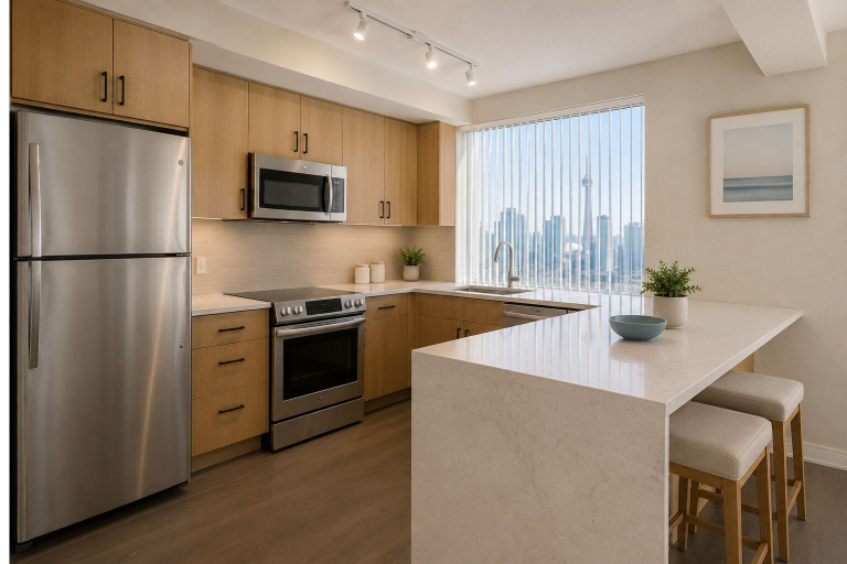 Private kitchen, The Caldera Hotel, Toronto