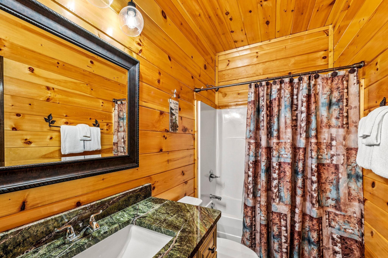 Bathroom 5, The Big Oak Lodge, Sevier