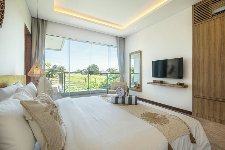 Exterior 3, Modern 4br Villa Canggu, Rice View, AC, Badung