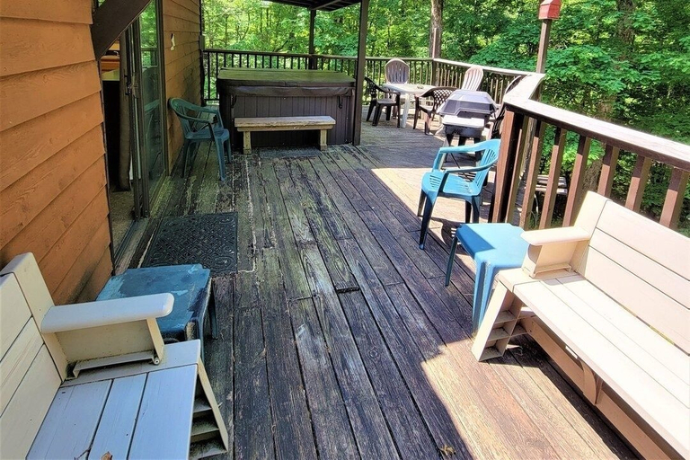 Terrace/patio 2, Smoky Mountain Memories 2 Bedroom Cabin, Sevier