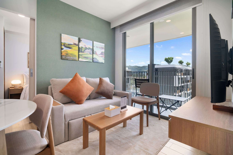 Living area 3, Skypark Celeste Building 4 in Laguna by Banyan Living, Pulau Phuket