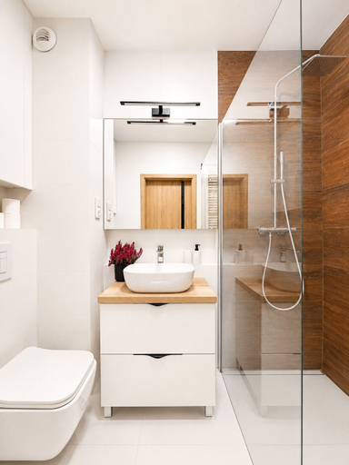Bathroom 3, Luxury Apartment on Drewnowska Street, Łódź