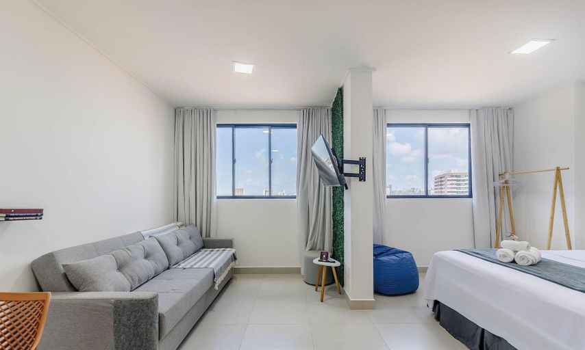 Room 2, Stay With a Pool and gym 350m From the Beach in a Prime Location in Maceio - SLI, Maceió (capital)