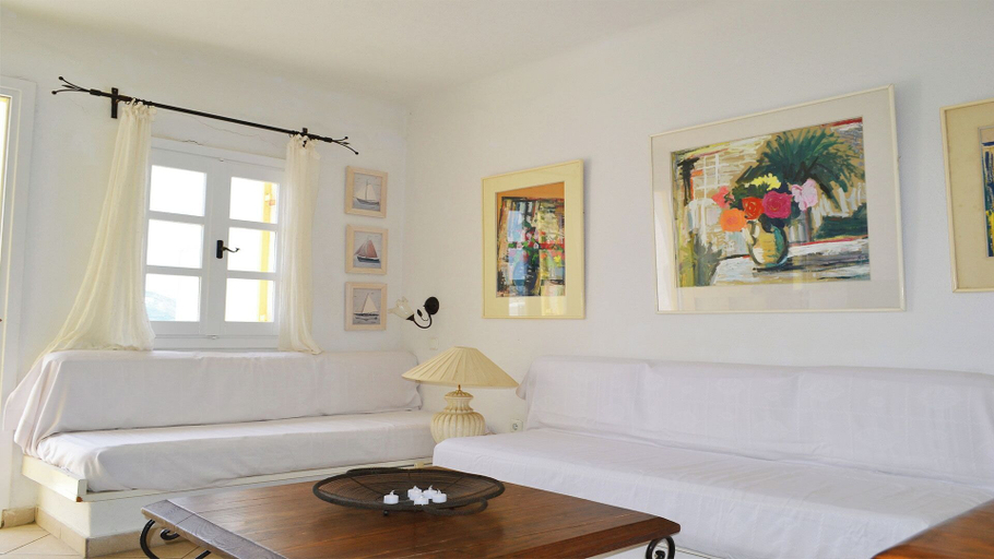 Living area 5, Palm Suite Mykonos, South Aegean