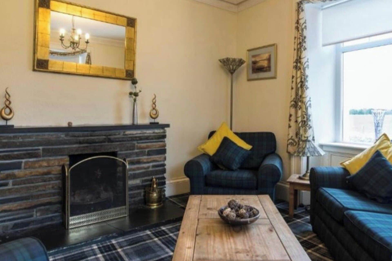 Living area, Victorian Schoolhouse Nc500 3 Bed Parking, Highland