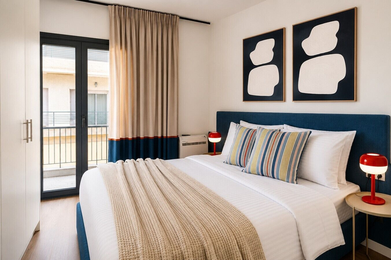 Room 2, LIV - Upscale Athenian Apartment 4B, Attica