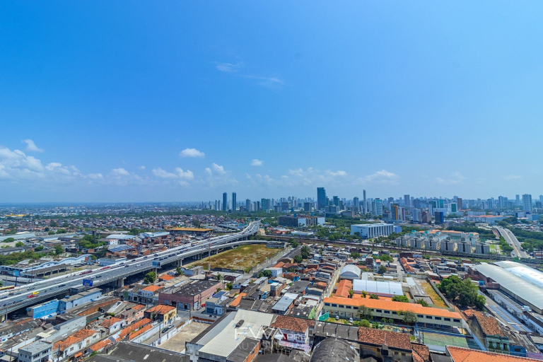 Aerial view, Parque do Cais #1109 With Sea View by Carpediem, Recife