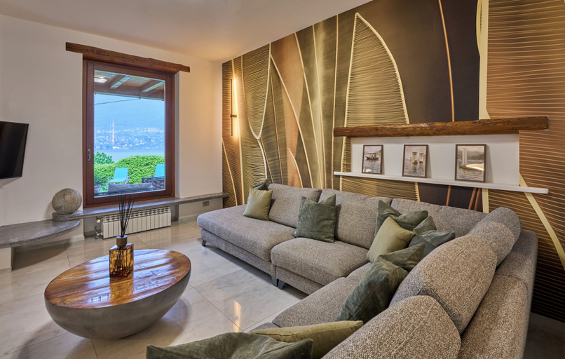 Living area, Villa Vittoria, Lecco