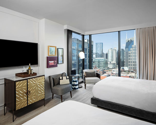 Bedroom 1, Hyatt Centric Downtown Nashville, Davidson