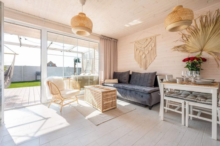 Living room 3, Holiday Home With Terrace, Garden, and Pool, Sławno