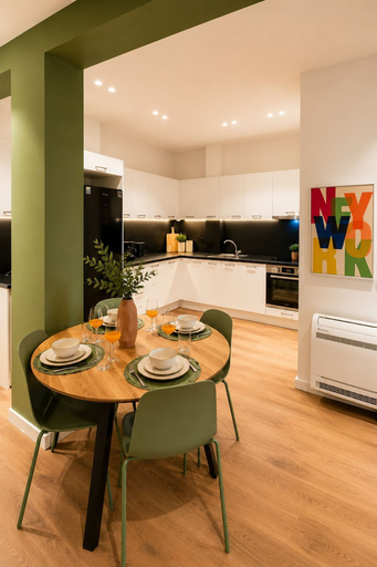 Room 2, LIV - Upscale Athenian Apartment 1C, Attica
