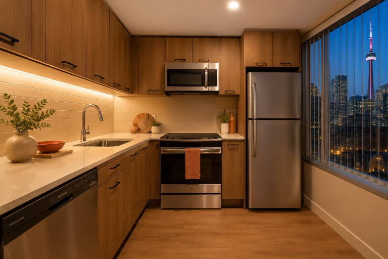 Private kitchen, The Metro Heights, Toronto