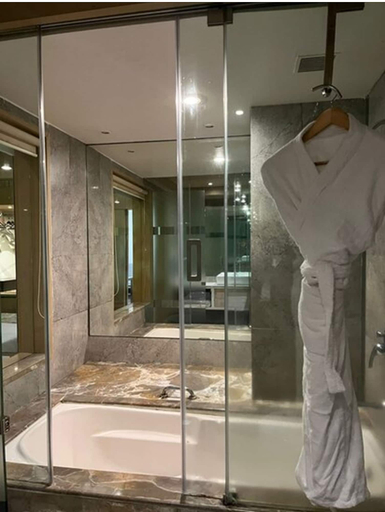 Bathroom 4, Hotel Supreme Heritage, Pune