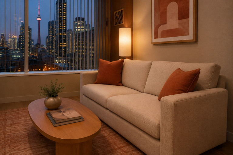 Living area 3, The Metro Heights, Toronto