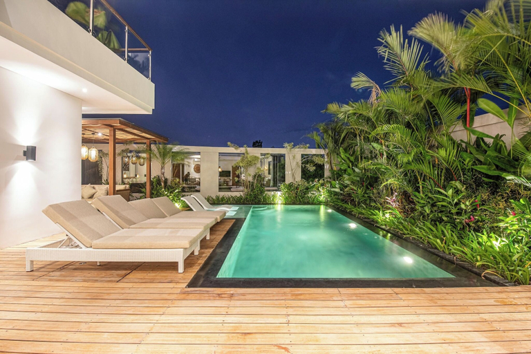 Exterior 2, Modern 4br Villa Canggu, Rice View, AC, Badung