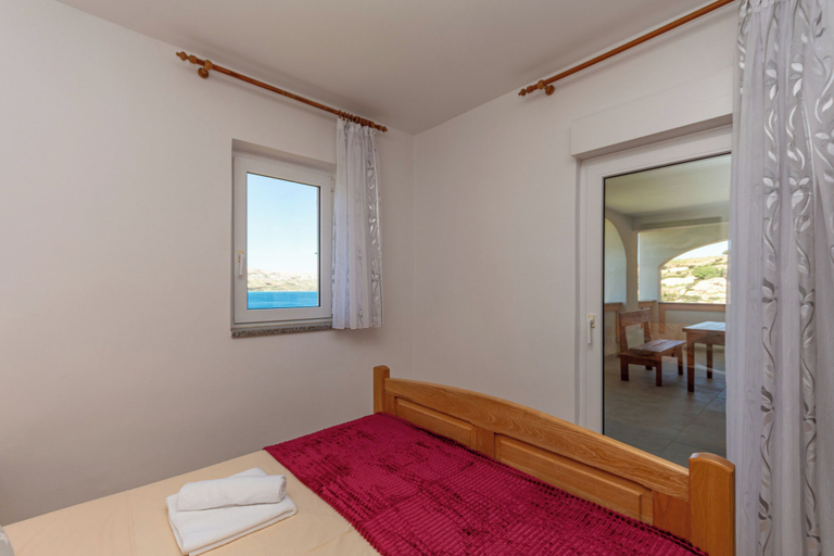 Bedroom 2, Apartments Poolhouse, Novalja