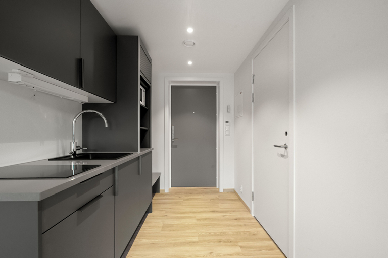Private kitchen 2, Skudeløken Apartment Hotel, Førde