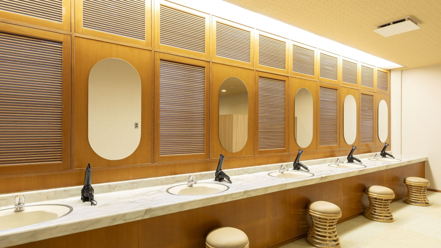 Bathroom 5, Ooedo Onsen Monogatari Premium Yamanaka Grand Hotel, Kaga