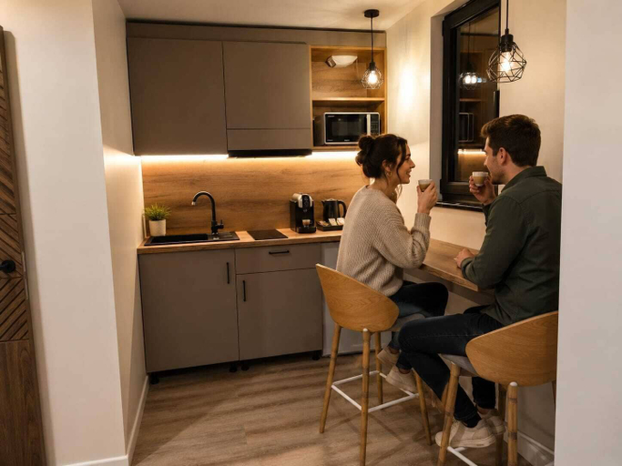 Private kitchen, APARTE Hotel, Côte-d'Or