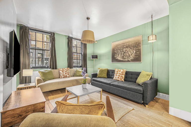 Living area 4, City Ember Fitzrovia by Frankie, London