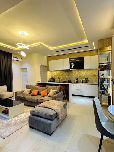 Living area 5, Fhranchii Shortlets, Alimosho