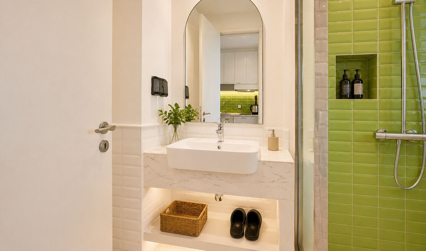 Bathroom 3, Azure Premium Apartments, Phú Quốc