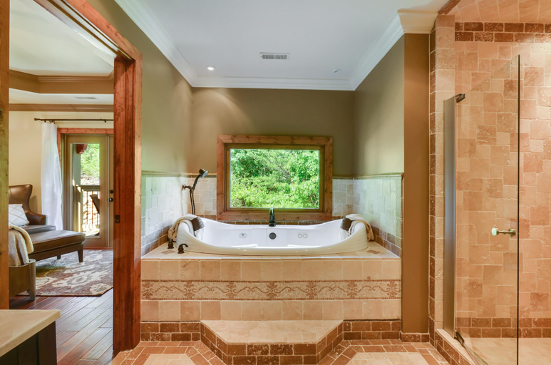 Bathroom 4, Mossy Brook Lodge, Sevier