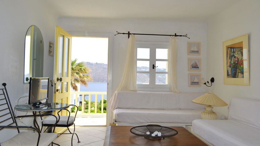 Living area 3, Palm Suite Mykonos, South Aegean