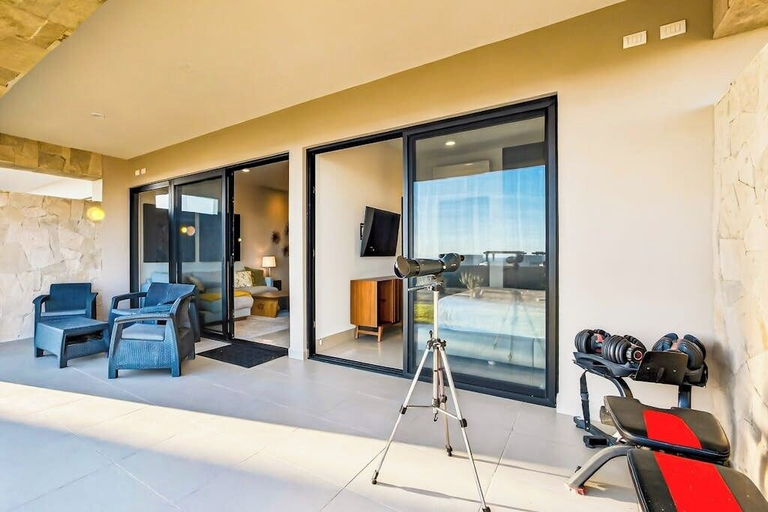Fitness facility 5, Modern Apartment With Ocean View, Pool, Patio, Tennis & Gym, La Paz
