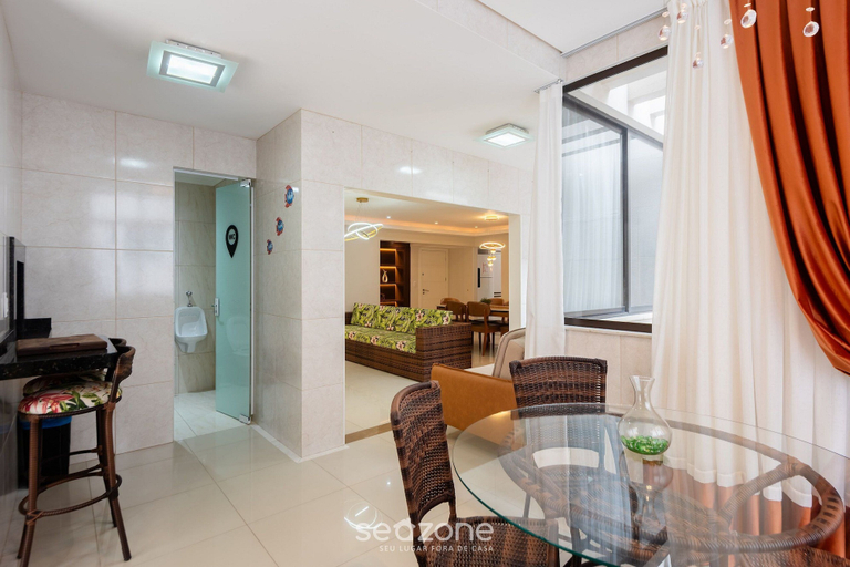 Interior 3, Apt w/ BBQ 80 m From the Beach Pat0402, Itapema
