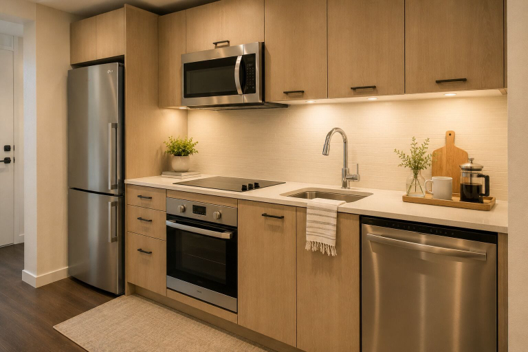 Private kitchen, The Oswyn Suites, Toronto