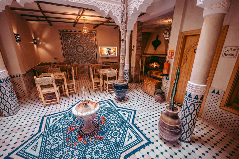 Dining 3, Riad Bleu Azahraa, Safi