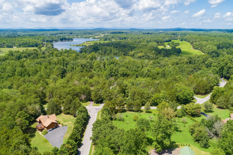 Aerial view 2, Three-story Dog-friendly Home With Large Deck, Wood Swing, Firepit, Lawn, & More, Spotsylvania