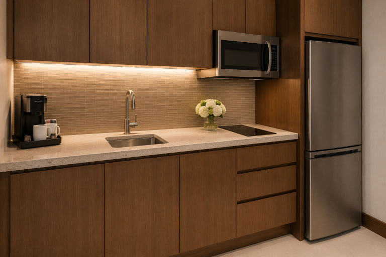 Private kitchen, Bellwyn Suites, Toronto