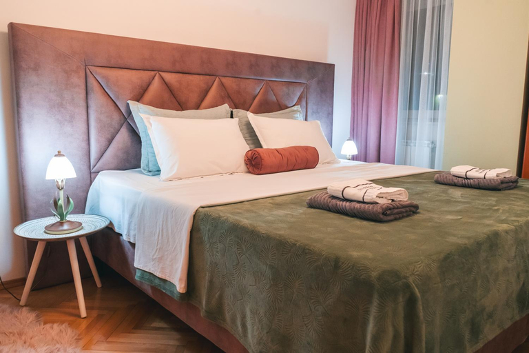 Bedroom 1, - All-Around Skopje Apartments - Premium Hospitality -, Skopje