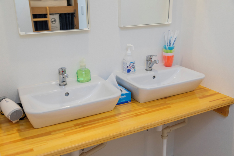 Bathroom 5, coins hostel tenjin, Fukuoka