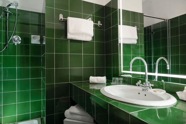 Bathroom 4, Hotel Roma, Bologna