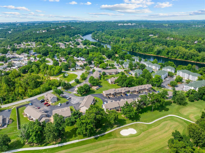 Aerial view, Eagle's View Condo at Fall Creek, Taney