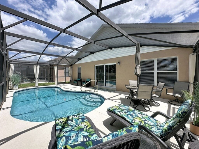 Pool 5, Whispering Palms - Luxury 4-Bedroom Pool Home Near 4 Villa, Osceola