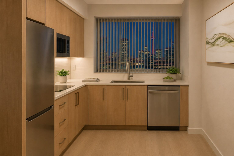 Private kitchen, Heritage Vista Hotel, Toronto
