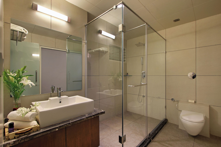 Bathroom 4, Prakruti Resort, Vadodara
