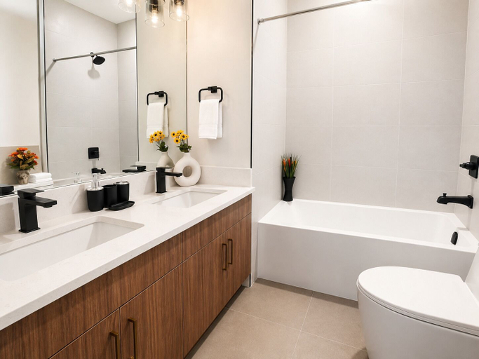 Bathroom 2, West Calgary Stays, Division No. 6