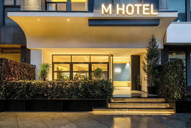 Exterior detail, M Hotel, Hangzhou