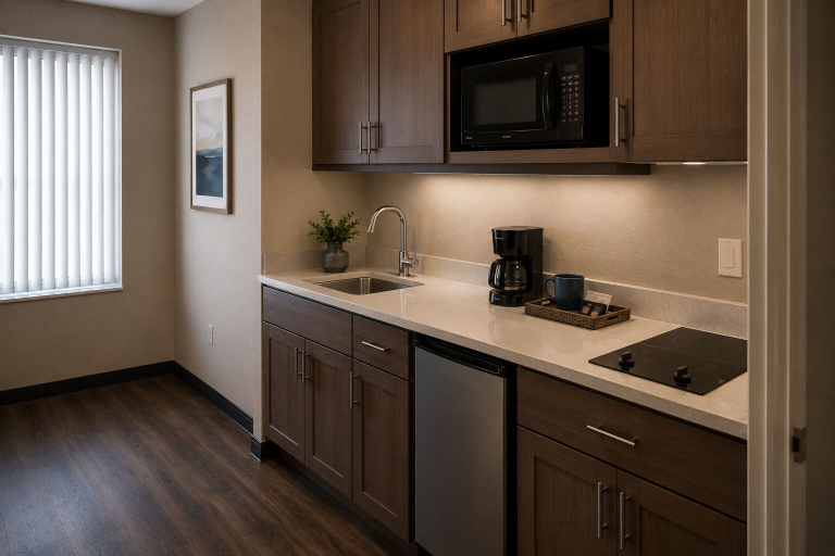 Private kitchen, The Carlton Centrale Stay, Toronto