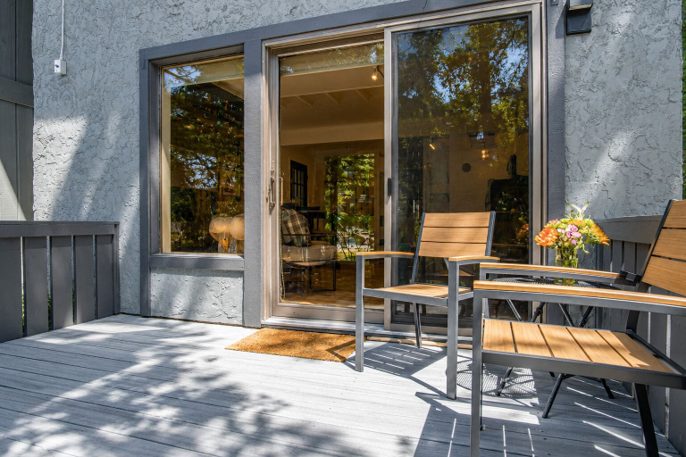 Terrace/patio, Stonehenge Condo #6 - Walk to River Run & Main Street, Blaine