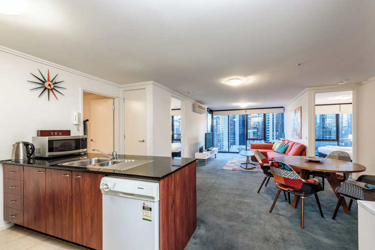 Living area 2, Exclusive Stays - Southpoint, Melbourne